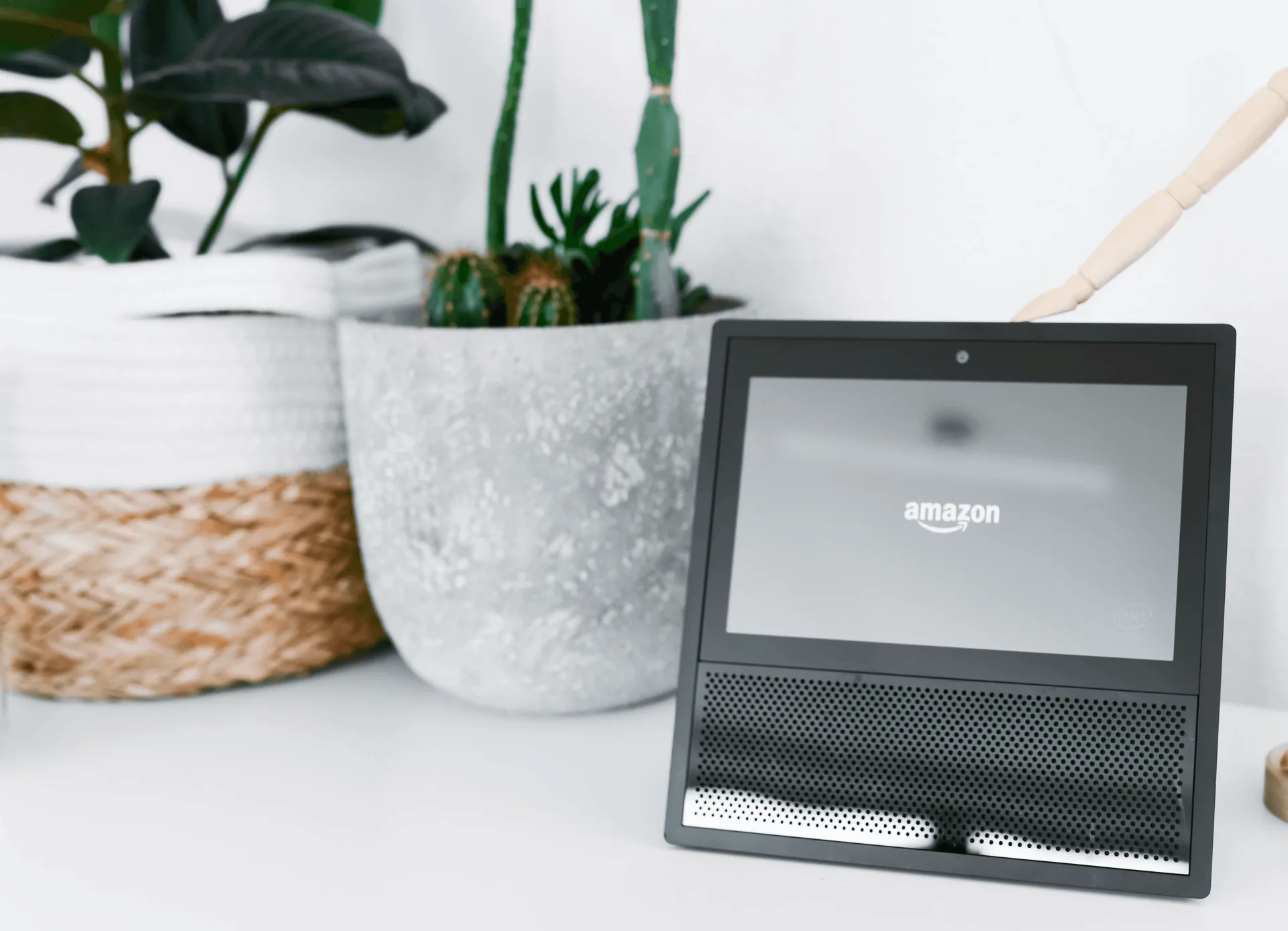 Home lit with Happy's Lighting controlled by Amazon Alexa