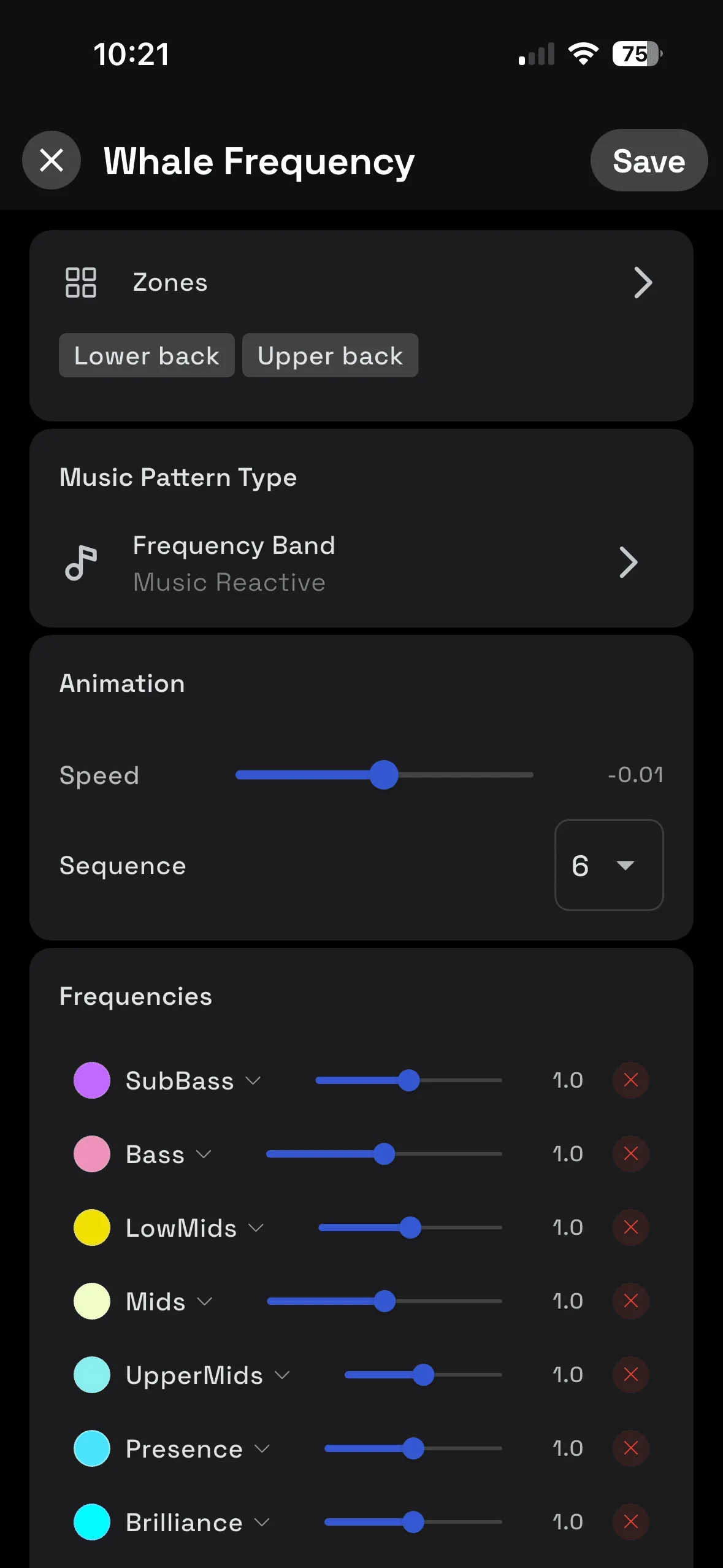 Happy's Cloud app screenshot