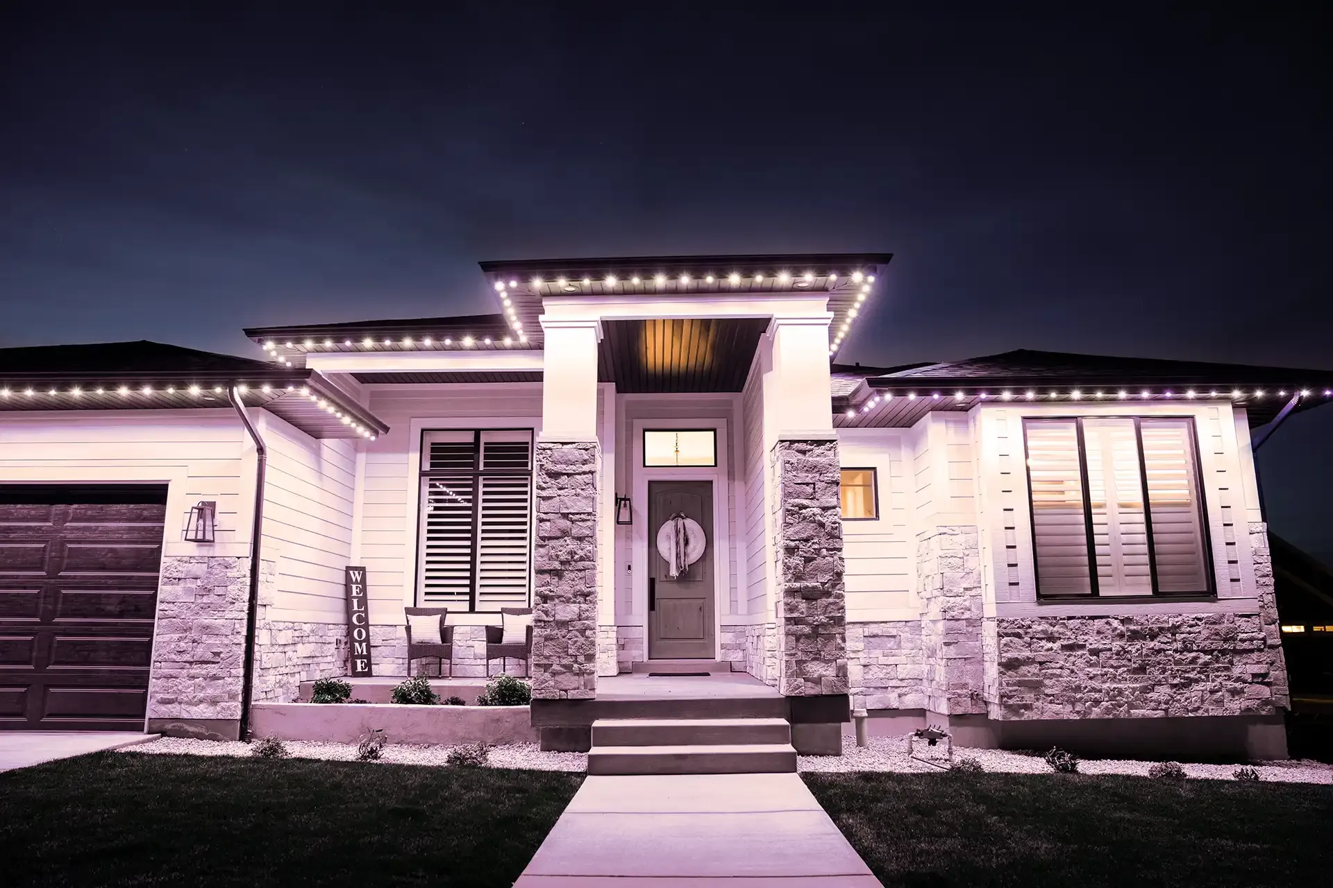 Home in team colors