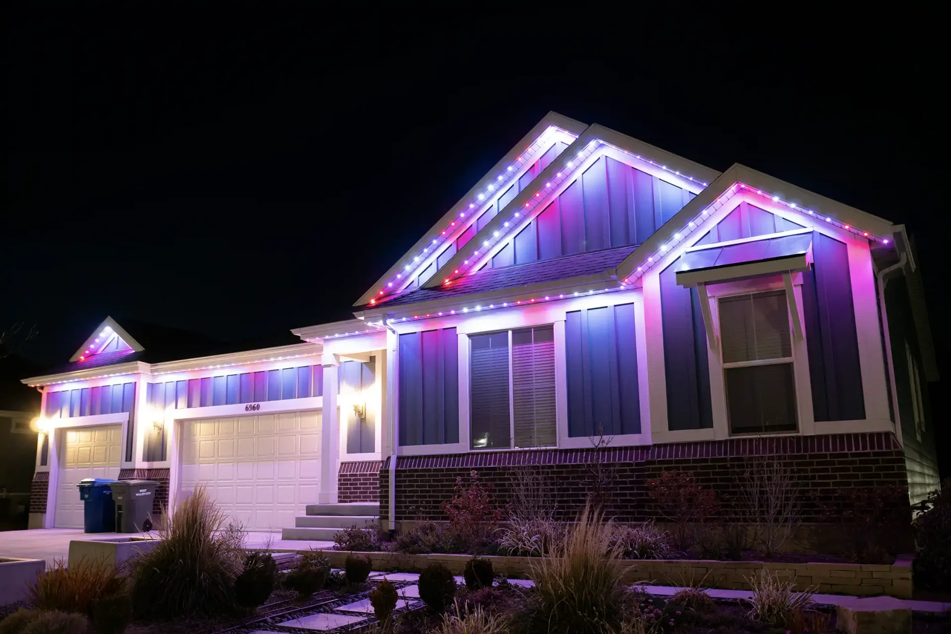 Home with Valentine's Happy's lighting