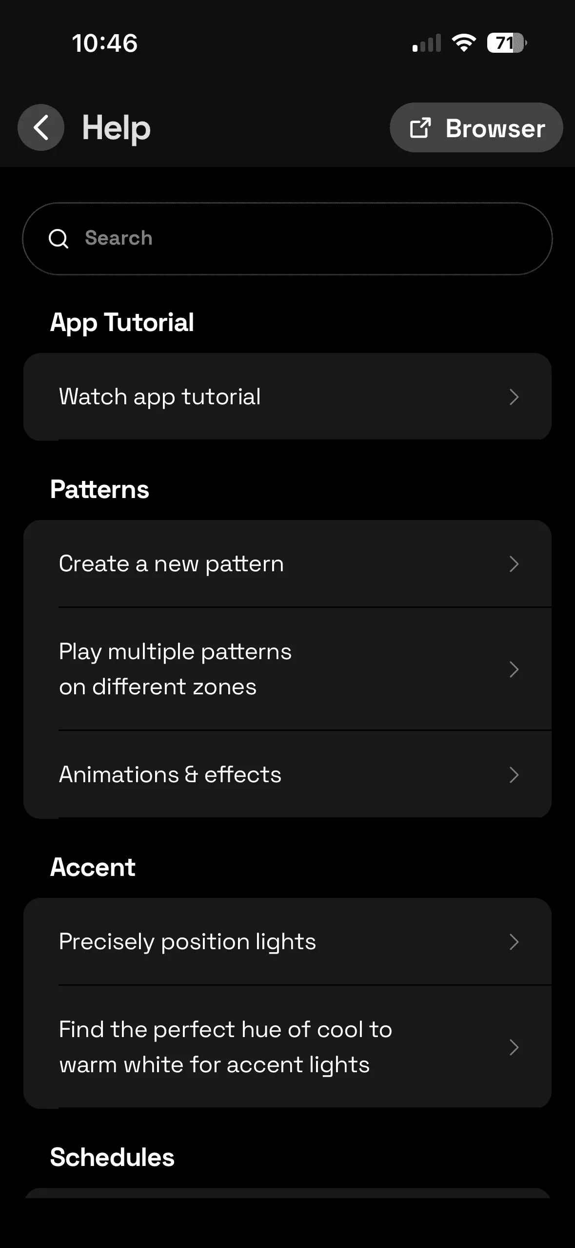 Happy's Cloud app screenshot