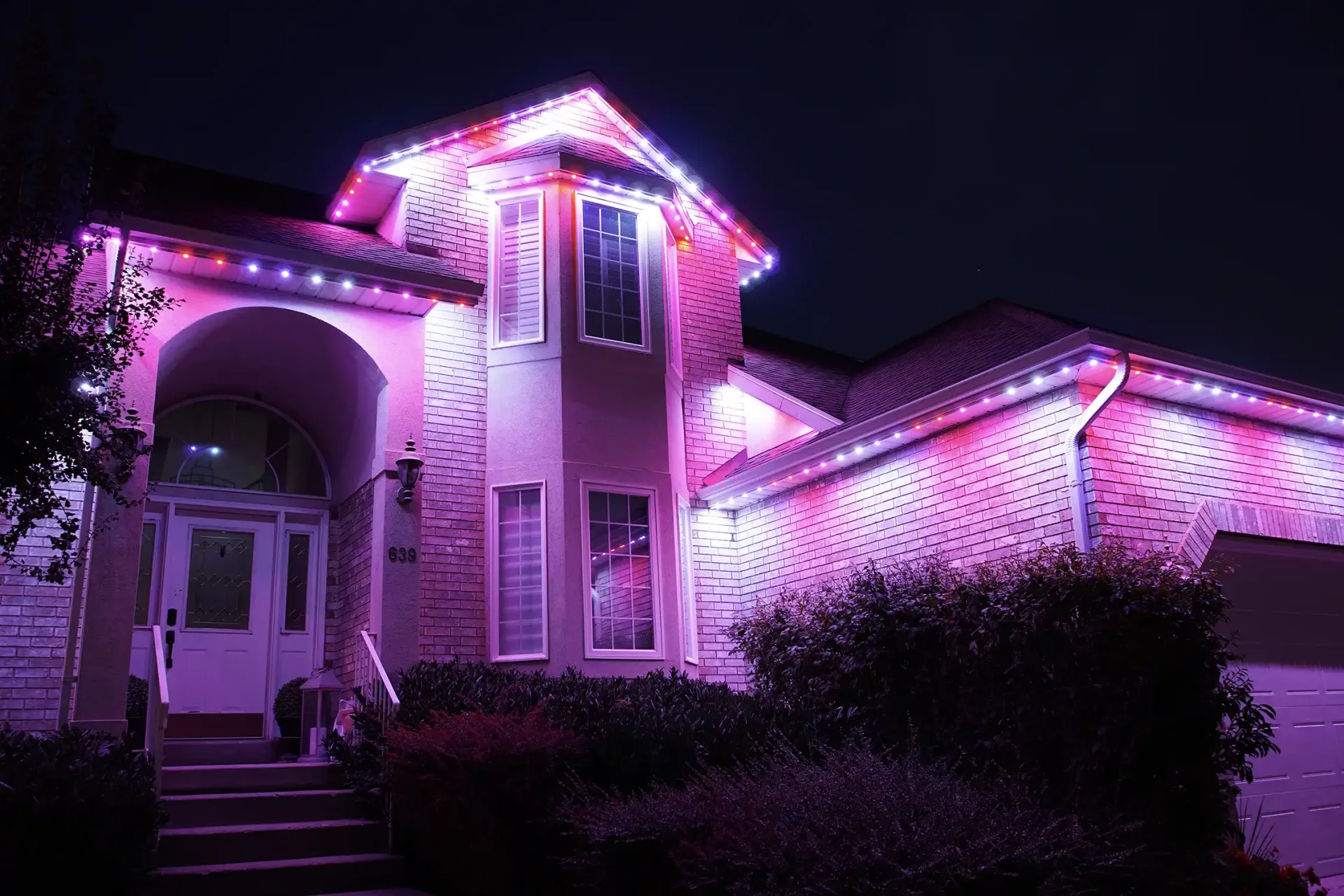 Home with Valentine's Happy's lighting
